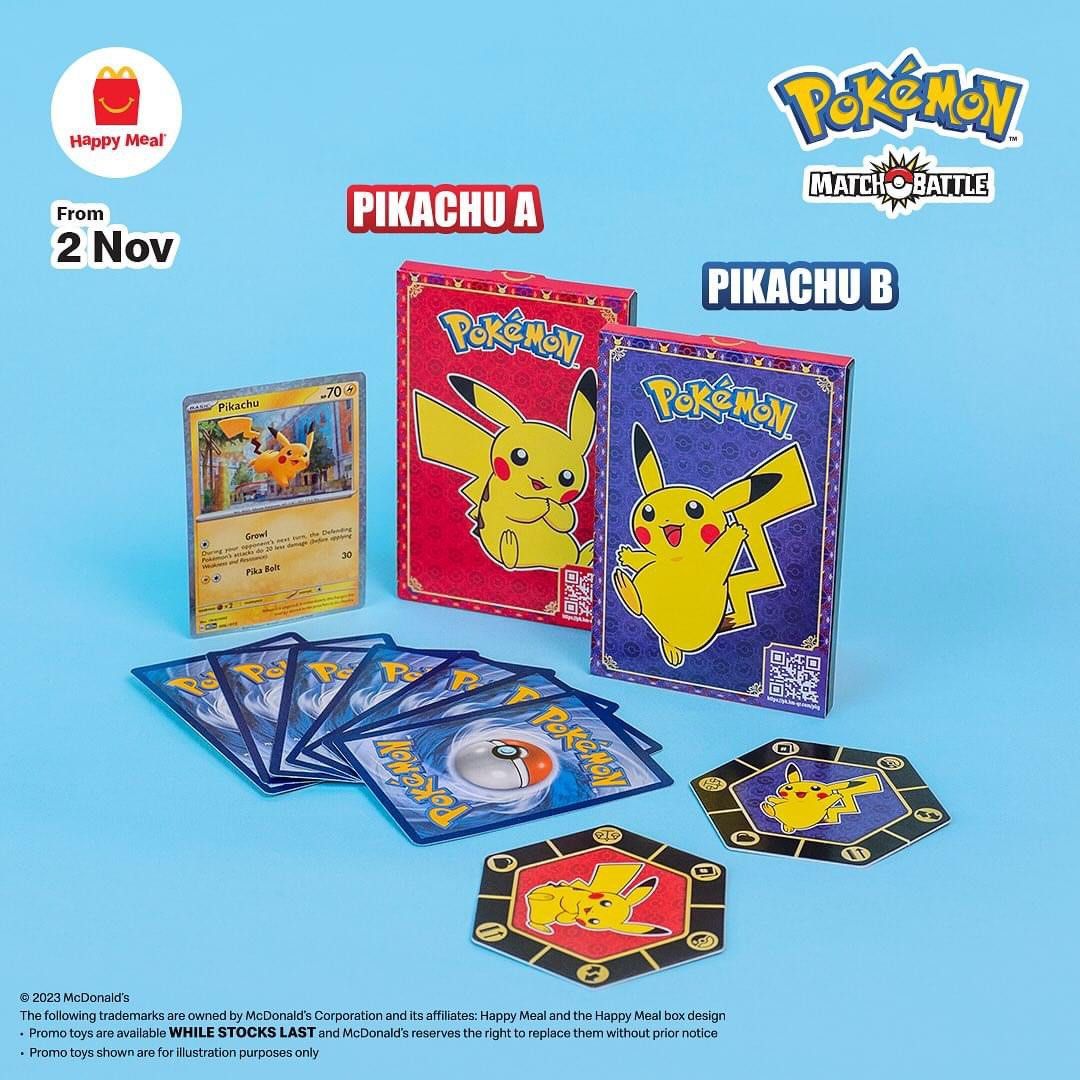 pokemon 2023 mcdonald's happy meal match battle promo booster pack Pokemon TCG: 2023 McDonalds Happy Meal Match Battle Booster Pack