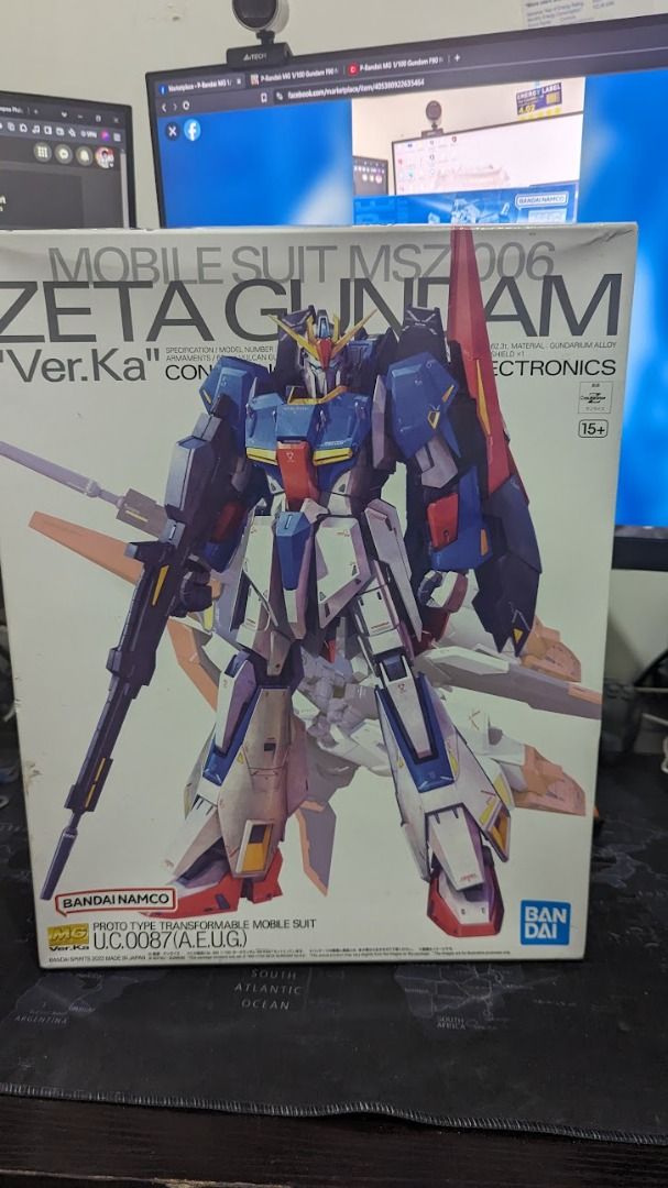 MG 1/100 ZETA GUNDAM Ver.Ka, Hobbies & Toys, Toys & Games on Carousell