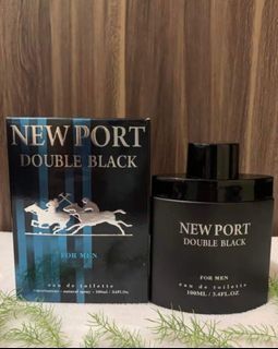 New Port Double Black🎀 for Men Perfume Eau De Toilette 100ml/3.4oz (Our Version Of: Polo Ralph Lauren)❤️🔊‼️‼️🌻📢🔊😎😎🔊
