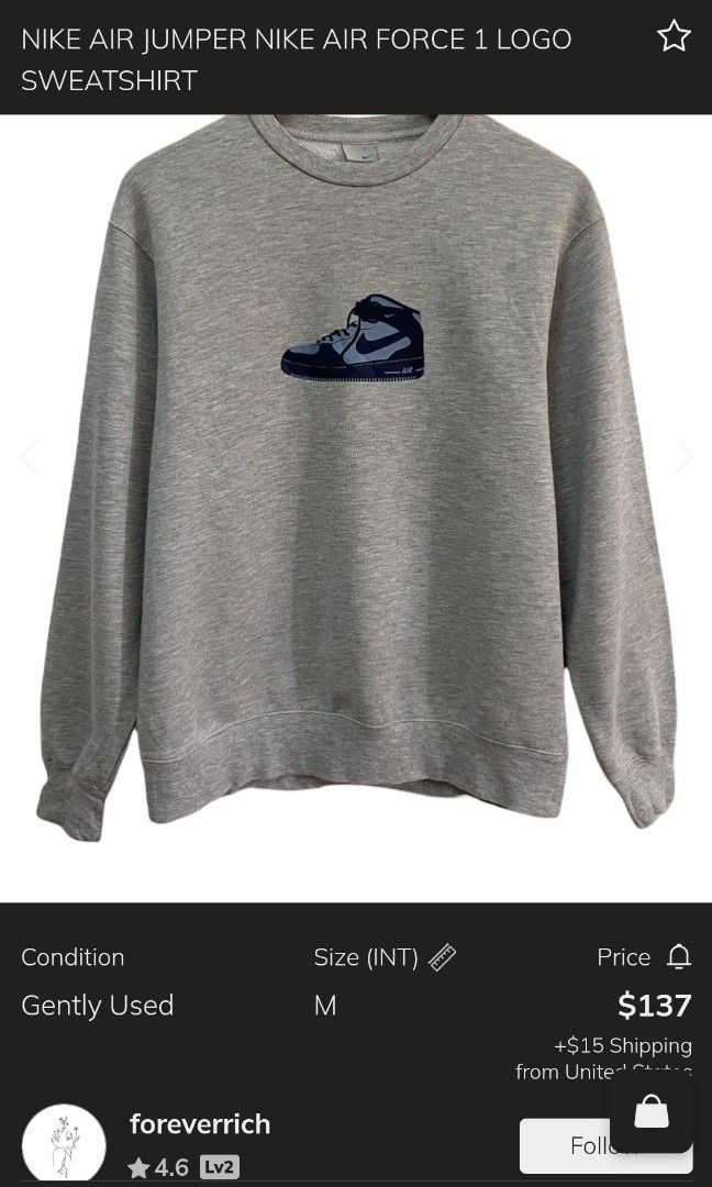 Nike air force jumper 2025