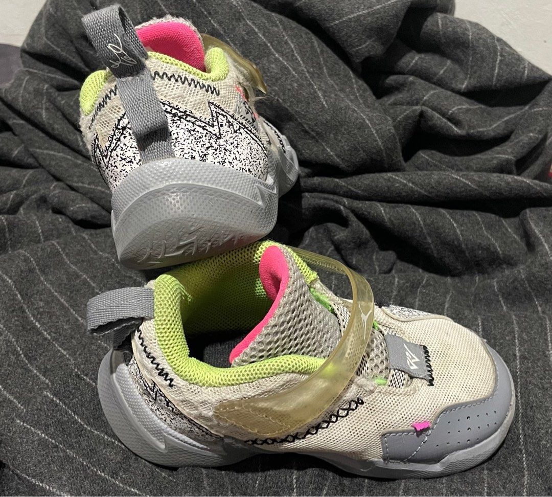 Nike jordan why not zero.3 (Category: Babies & Kids Fashion) located in Rizal. Submitted by freshthrift (Listing ID 1334006013, Image 3). Description: Preloved for kids Nike jordan why not zero.3 Us 8c Uk 25.