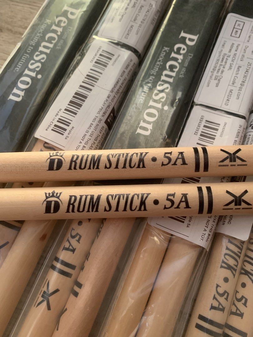 Percussion Drum Sticks Maple Brand New (Category: Musical Instruments) located in Las Pinas. Submitted by kinganalog (Listing ID 1333852196, Image 1). Description: Only 5 pairs left Percussion Maple Drum Sticks 5A. Price per pair is 350 fixed brand new still on its original plastic cover. Payment via Gcash, pickup via lalamove or grab at buyers account and expense. .