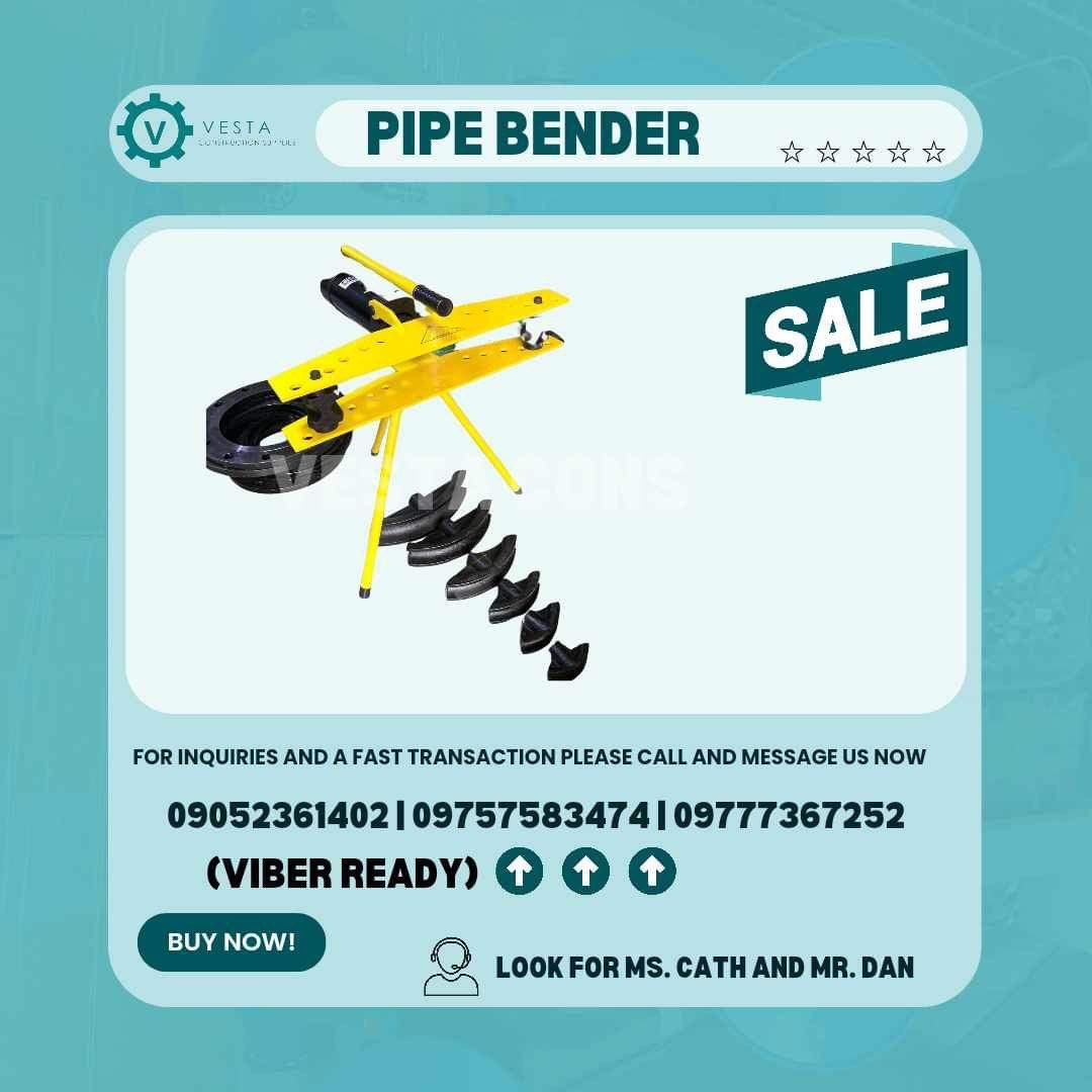 Pipe bender (Category: Construction Tools & Equipment) located in Manila. Submitted by cathvesta_sales (Listing ID 1333997380, Image 1). Description: .