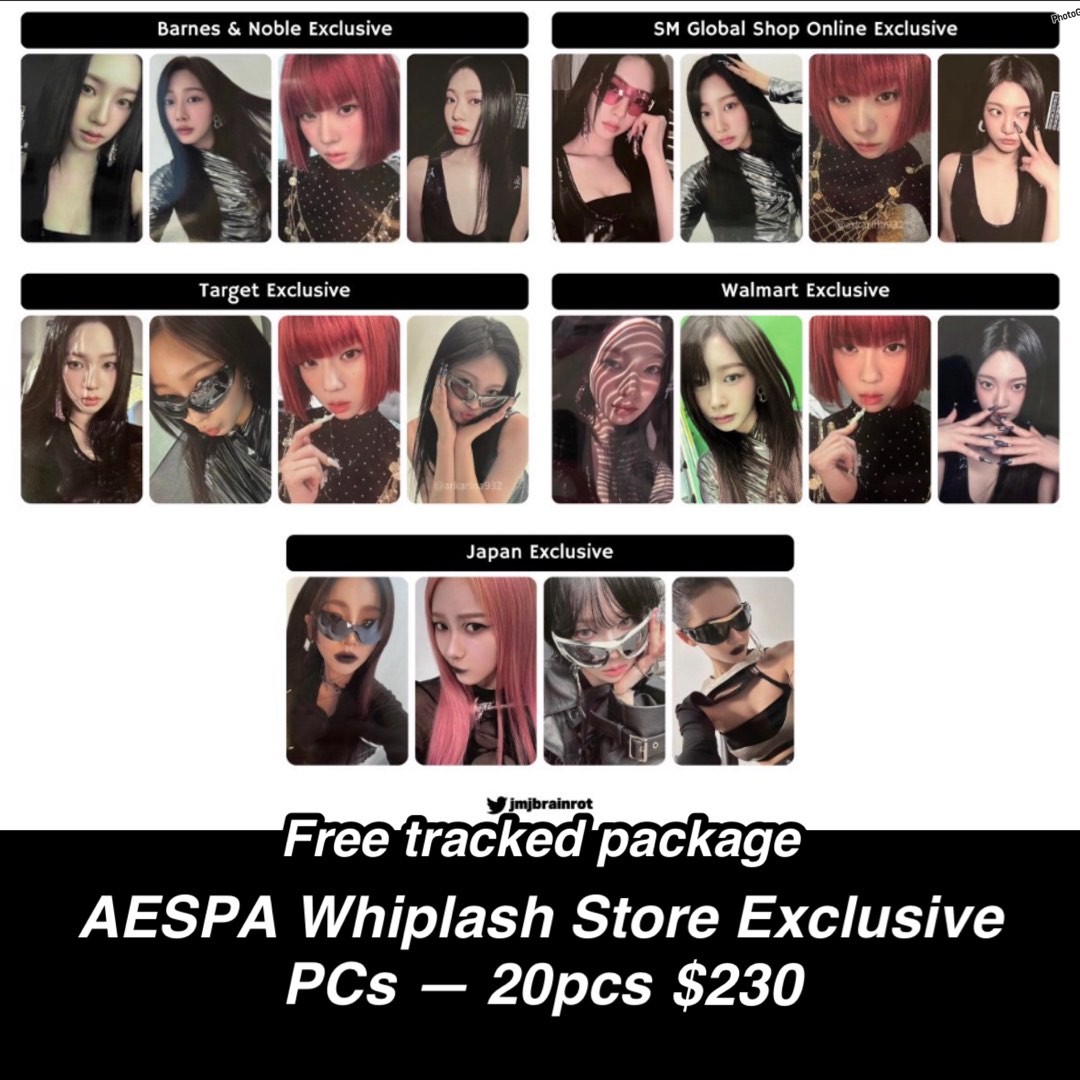 aespa Whiplash Target exclusive ウィンターセット aespa Whiplash Target exclusive ウィンターセット aespa
