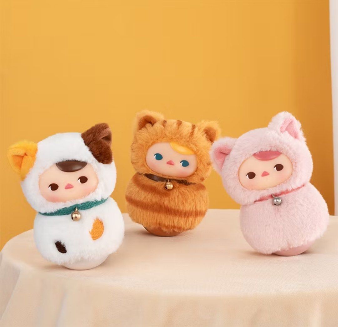 POP MART PUCKY Roly-Poly Kitty Series - Vinyl Plush (Category: Designer & Blind Box Toys) located in Manila. Submitted by cholo_0204 (Listing ID 1333991265, Image 3). Description: POP MART PUCKY Roly-Poly Kitty Series - Vinyl Plush - ₱850 each (fixed price) - opened box, sealed foil - available: - noble cat - black cat - pink cat - red tabby - american shorthair - calico mop: gcash mod: j&t or same day delivery from 📍manila.