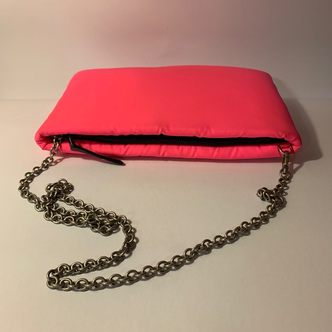 Prada neon clutch top