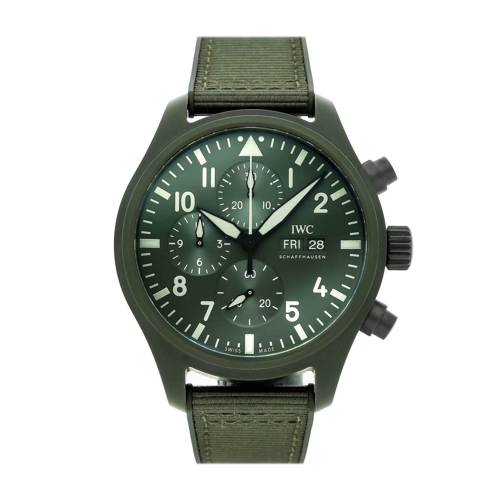 Iwc pilot chronograph top gun iw388007 sales
