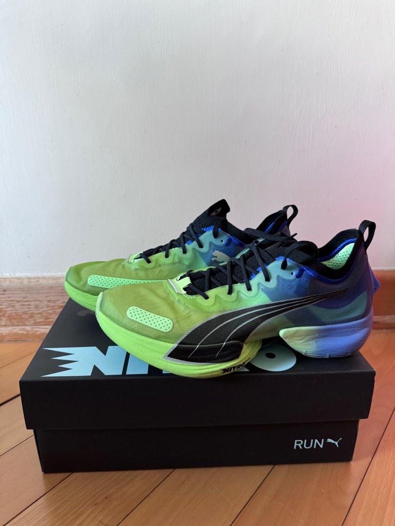 Puma Fast-R Elite Eleltrocharged 男裝跑鞋, 男裝, 鞋, 波鞋 - Carousell