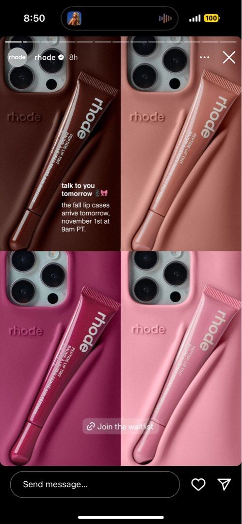 最終価格 rhode lip case iPhone15Pro+リップ Rhode Lip Case for iPhone 15 Pro Max Case with Peptide Lip