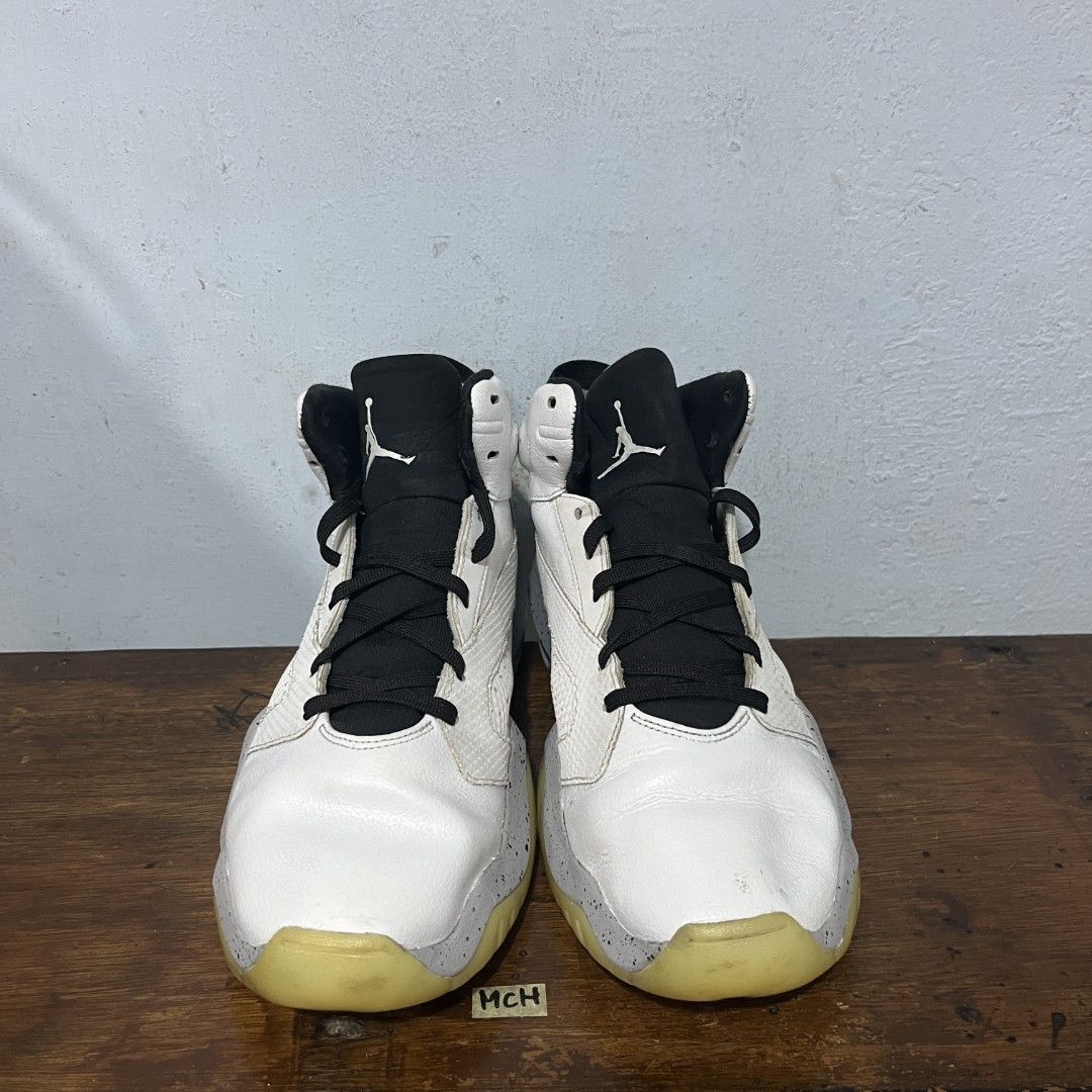 sepatu basket second ori nike aj lift off white grey size 45