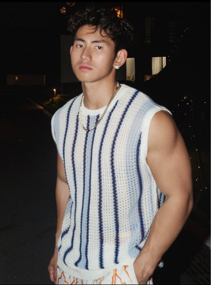 Sleeveless round neck vest Men s Fashion Tops Sets Tshirts Polo Shirts on Carousell