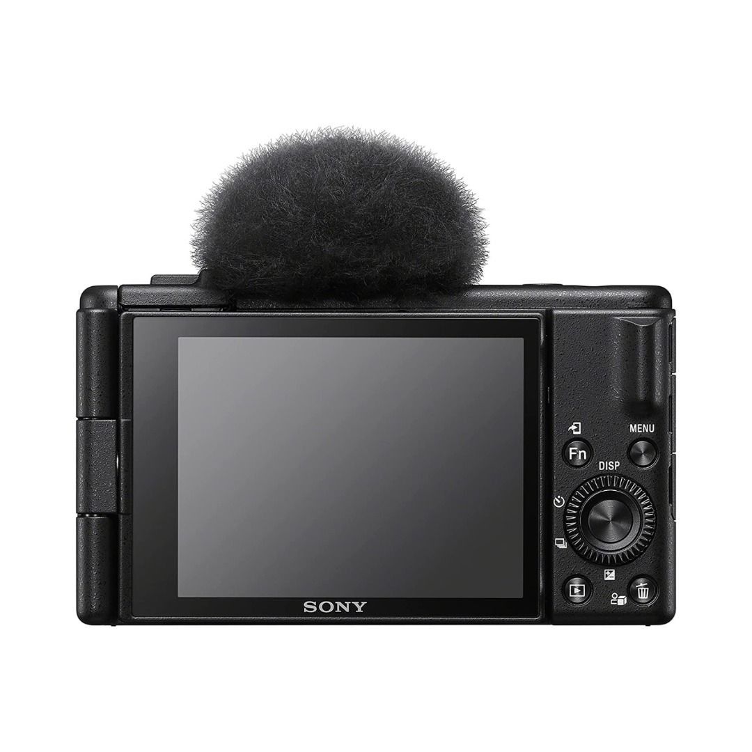 SONY ZV-1F VLOGGING CAMERA (Category: Cameras) located in San Juan City. Submitted by urbangiz_greenhillsmall (Listing ID 1333946292, Image 3). Description: About this item: The Sony ZV-1F is a compact vlogging camera with a Type 1 (13.2x8.8mm) sensor and a fixed 20mm equivalent lens. This is a camera clearly aimed at vloggers, and features a three-capsule mic and fully articulating screen for facing-the-camera video creation. Key Features: > 20M