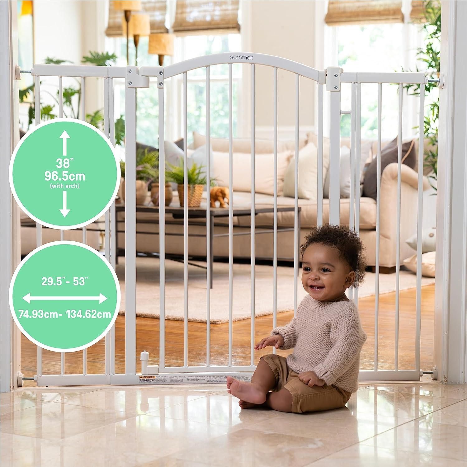 Tall wide baby gate 2025