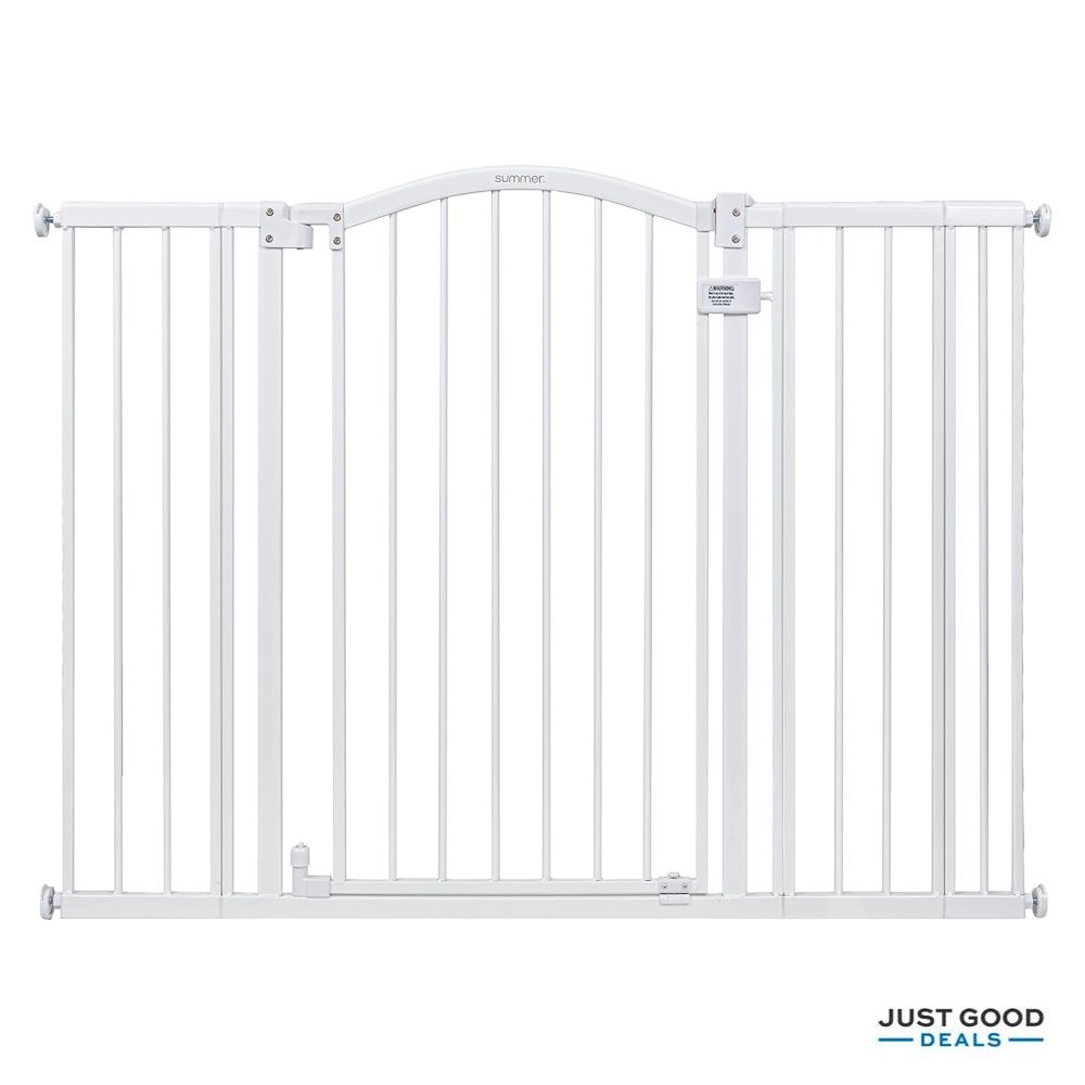 Summer Infant Extra Tall Wide Safety Baby Gate, Fits Openings