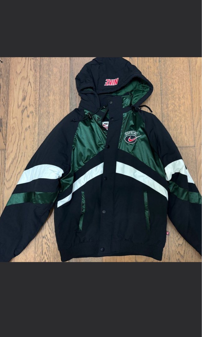 nike supreme green jacket