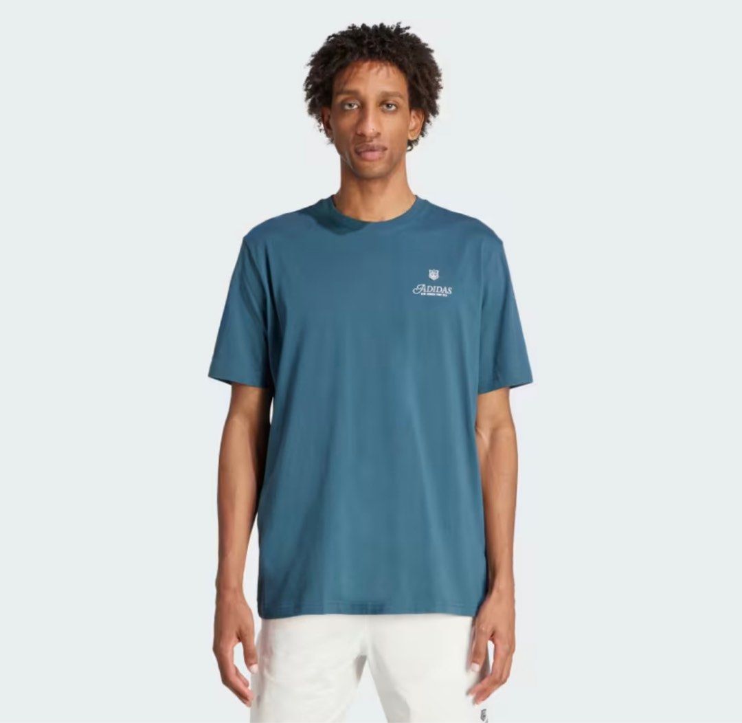じ*つ様 新品未使用　adidas blue Summer Tour 2024 送料無料adidas Originals MEN'S BLUE SUMMER TOUR TEE (adidas/T