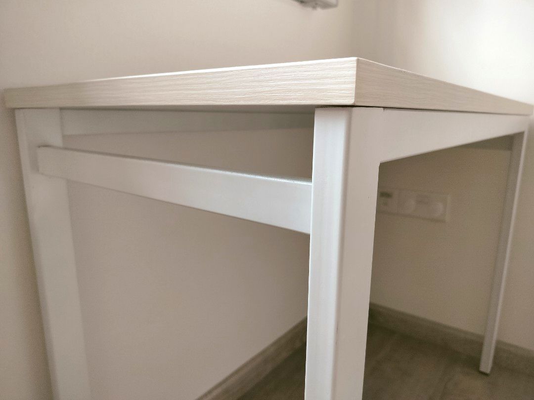 Table (Category: Tables & Sets) located in Singapore. Submitted by ryqwst (Listing ID 1333871284, Image 3). Description: Beige colour table in good condition. L100cm x W50cm x height 75cm Kindly arrange personal transport for collection at Woodlands area. Unable to dismantle. Feel free to pm if interested :).