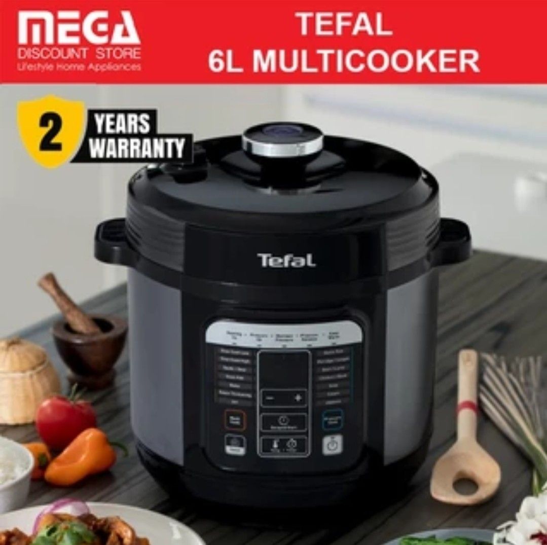 Tefal Electric Pressure Cooker 6L brand new seal in box 2 years local warranty TV Home Appliances Kitchen Appliances Cookers on Carousell