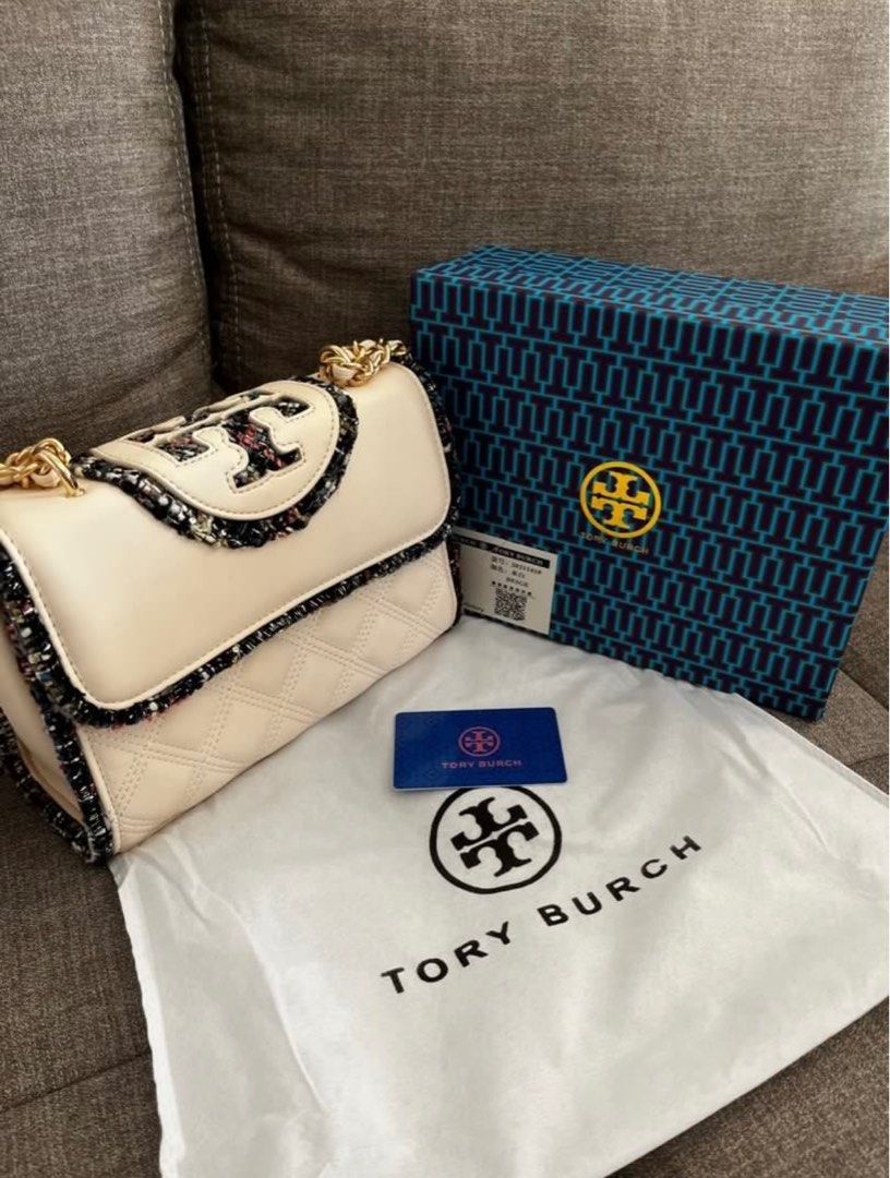 Tory burch fleming small, Fesyen Wanita, Tas Dompet di Carousell