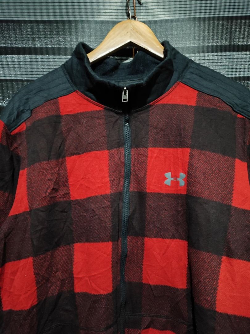 Under armour plaid jacket store