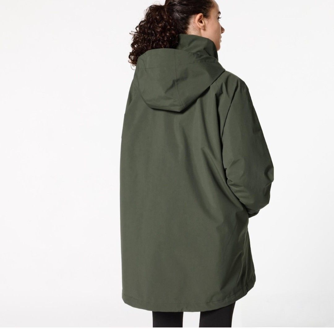 Women blocktech hooded coat on sale