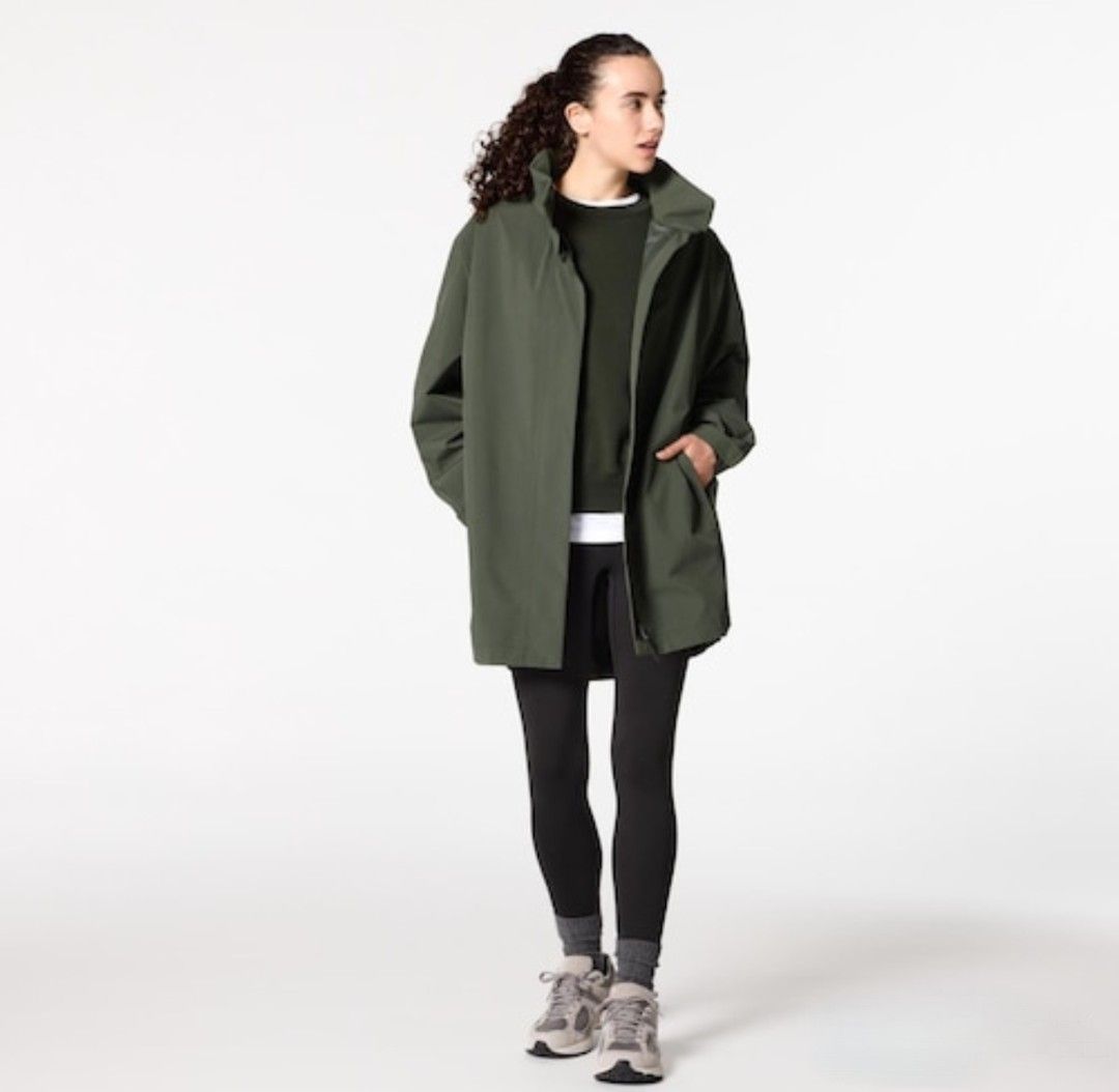 Uniqlo Women Women Blocktech Hooded Coat Women Blocktech Coat Store