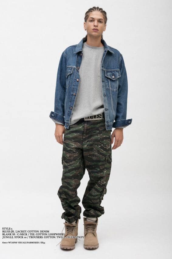 UNIQUE｜二手美品WTAPS 17SS JUNGLE STOCK 01 TROUSERS 虎紋(售