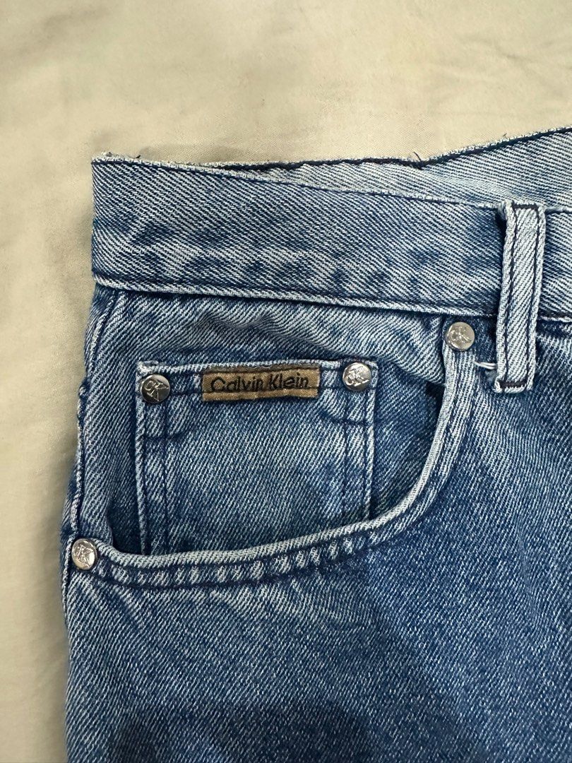Vintage Calvin Klein straight cut jeans RN 36009 Men s Fashion Bottoms Trousers on Carousell