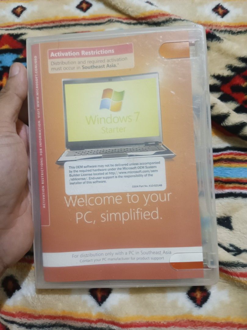 Windows 7 starter installer (Category: Software) located in Quezon City. Submitted by markgolveo (Listing ID 1333877141, Image 2). Description: Windows 7 starter installer.
