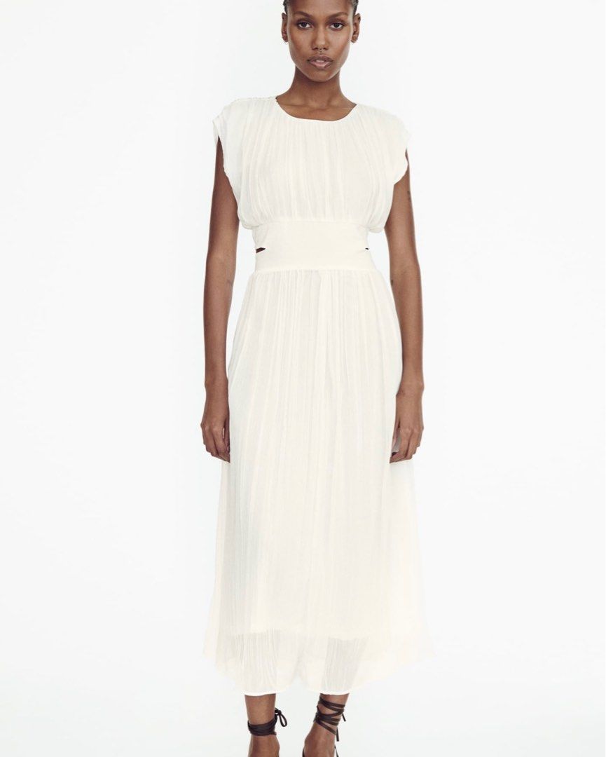 strapless open back dress MANNING CARTELL- DOUBLE TIME PLEAT DRESS BLACK – Fundarentals main image 0