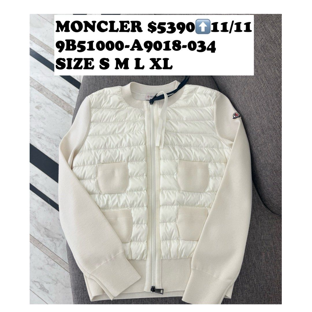 11 11 2024 MONCLER SIZE S M L XL