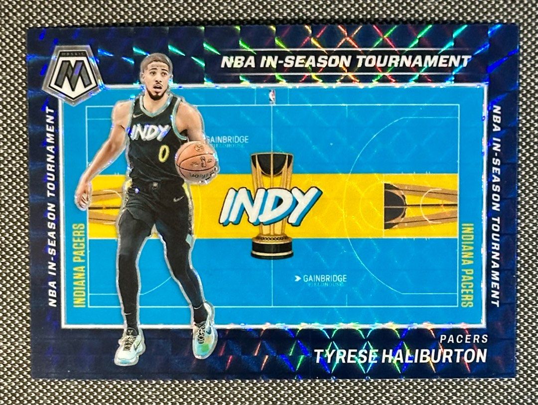 2023 NBA Tyrese Haliburton Mosaic SP In-Season Tournament Insert