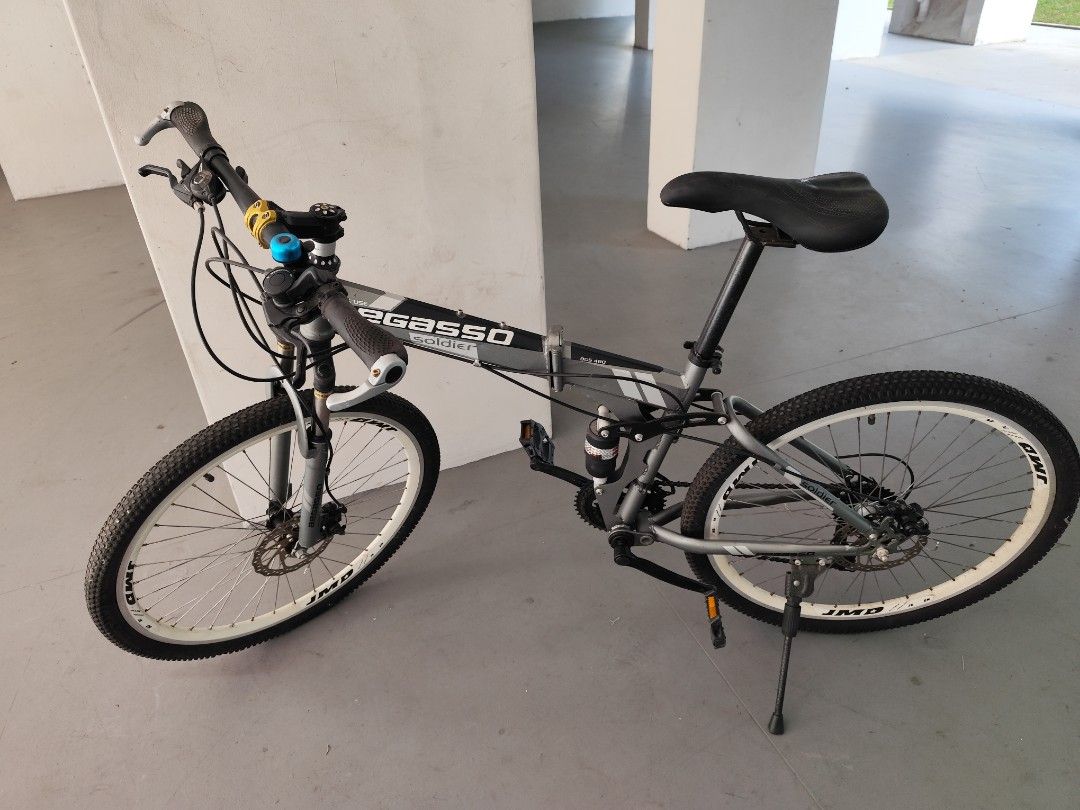 26 Begasso Foldable Full Suspension Mountain Bike Sports Equipment Bicycles Parts Bicycles on Carousell