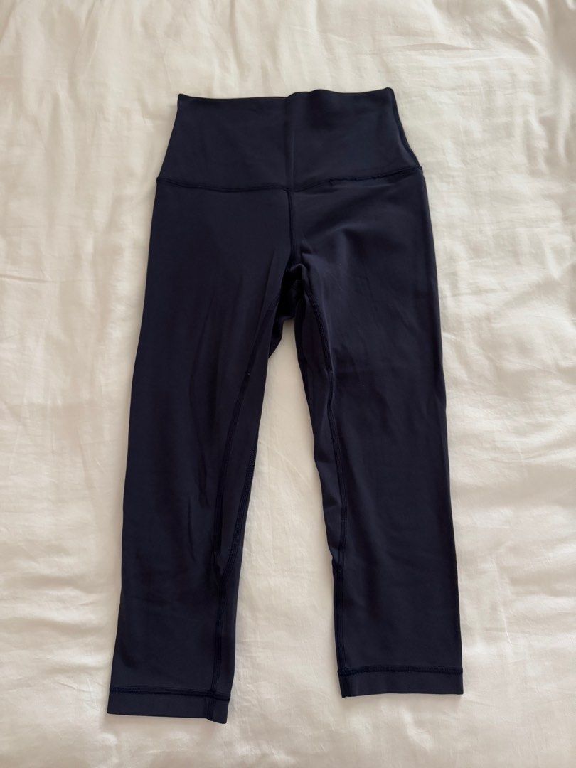 4 Lululemon Align Crop 19 Midnight Navy Women s Fashion Activewear on Carousell