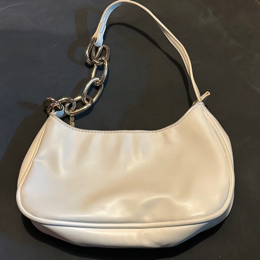 House of Want Newbie Baguette Bag White One Size