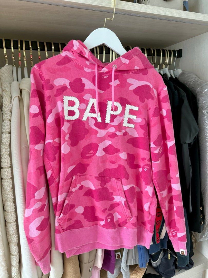 Womens bape hoodie outlet