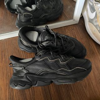 Adidas ozweego core black solar green original running murah not