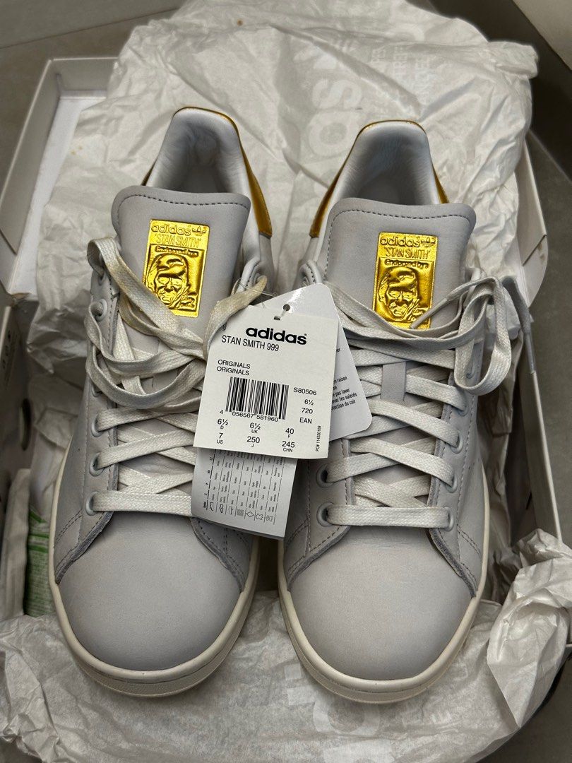 Adidas Stan Smith 999 Vintage White Matte Gold Men s Fashion Footwear Sneakers on Carousell