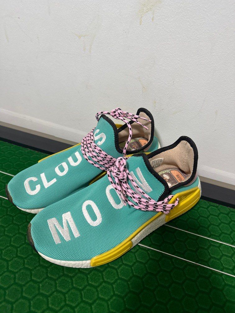adidas x Pharrell Williams Human Race NMD Trail Sun Glow CLOUDS MOON Men s Fashion Footwear Sneakers on Carousell
