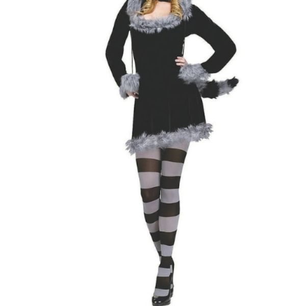 Animal Costume (Category: Babies & Kids Fashion) located in Bacolod City. Submitted by MiggysKidswearCollections (Listing ID 1335556249, Image 2). Description: Racy Racoon Female Animal Furry Costume Dress Dress only w/tails, other accessories not included. size: Medium 8-10 Y.O. Location: Bacolod City shipping Nationwide thru Flashxpress, add 75 small pouch.