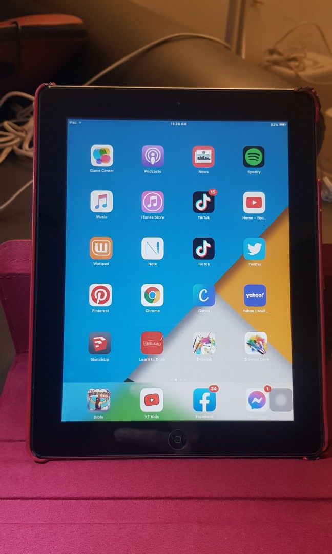 Apple iPad 2 32gb elegant (Category: iPad) located in Cavite. Submitted by jmy826 (Listing ID 1335419283, Image 3). Description: Apple iPad 2 For Kids 32GB Internal Wifi model Bezel White Apple A5 Dual Core 9.7-inch LED Backlit Display Price: 2,300.0php. Inclusions, May sparkling red skin wrap sa backplate po sya at may tempered glass na din. Makinis po sya. Walang issue. iPad Cable charger Smart cover case red *additional 150php All Functioning 