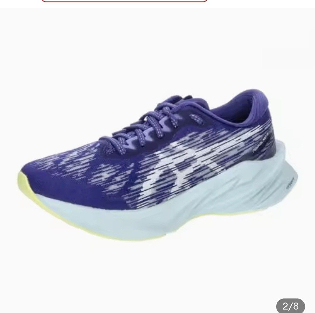 Asics novablast 3 (Category: Other Sports Equipment and Supplies) located in Singapore. Submitted by kailin_tans (Listing ID 1335502516, Image 1). Description: asics novablast 3 retail $199 selling for $150 as size did not fit Us 8.5 ladies.