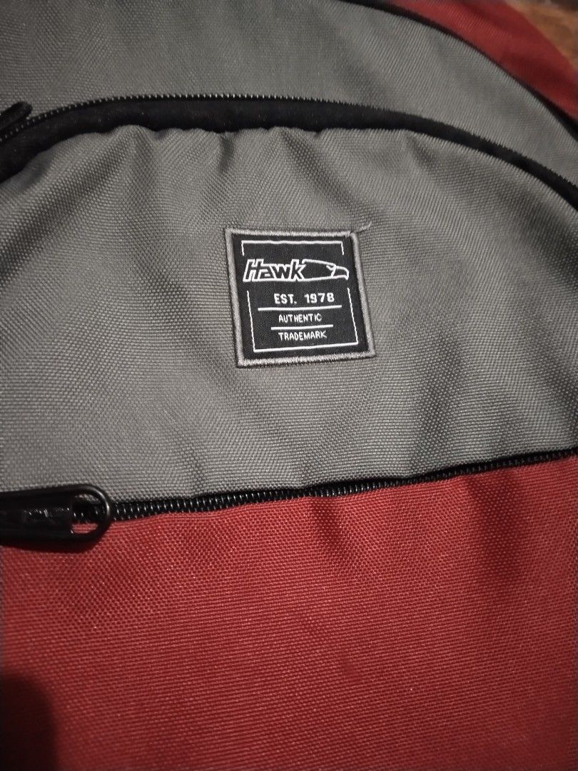Hawk bag red and gray cheap