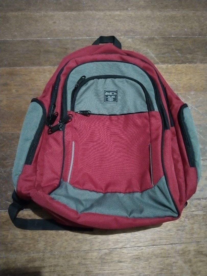 Hawk bag red and gray deals