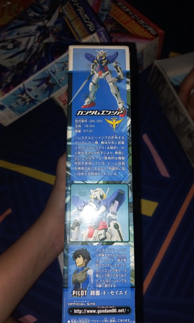 BANDAI Gundam Exia 1/144 Collection Model (Category: Gundam & Model Kits) located in Quezon City. Submitted by kazuh_a (Listing ID 1335549081, Image 2). Description: •Height: 18.3m •Weight: 57.2t •Rfs: Decluttering.