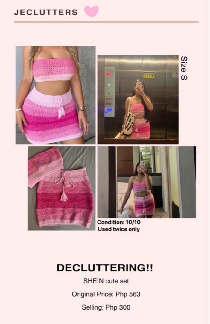 Beach knitted coordinates SHEIN (Category: Sets or Coordinates) located in Quezon City. Submitted by itscha21xoxo (Listing ID 1335592394, Image 1). Description: .