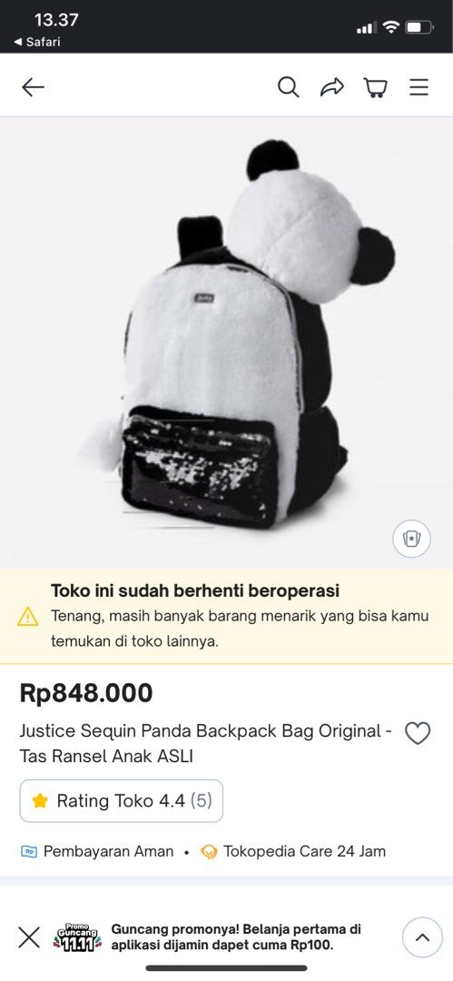 Backpack Crossbody Justice Backpack Panda Backpack Bundle Justice