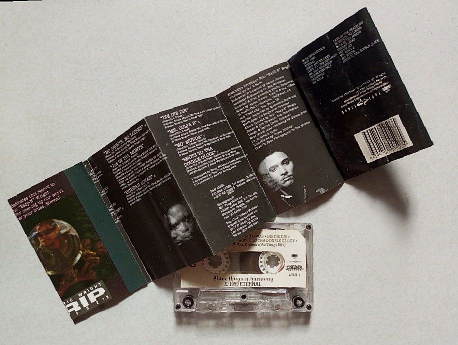 BONE THUGS -N- HARMONY - E. 1999 ETERNAL ( CASSETTE ) (Category: CDs & DVDs) located in Makati City. Submitted by KAMUSIKATAYO (Listing ID 1335431712, Image 2). Description: PRE OWNED VERY GOOD CONDITION.