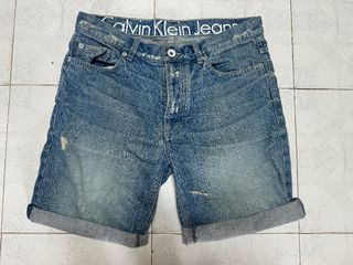 Calvin Klein Jeans CK CKJ Denim Short Shorts Light Blue Denim Shorts62938602322817110