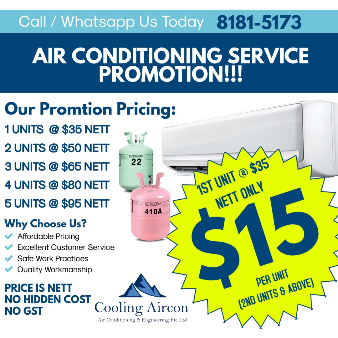 (Category: ) located in . Submitted by coolingaircon.com.sg (Listing ID 1080558117, Image 1). Description: .